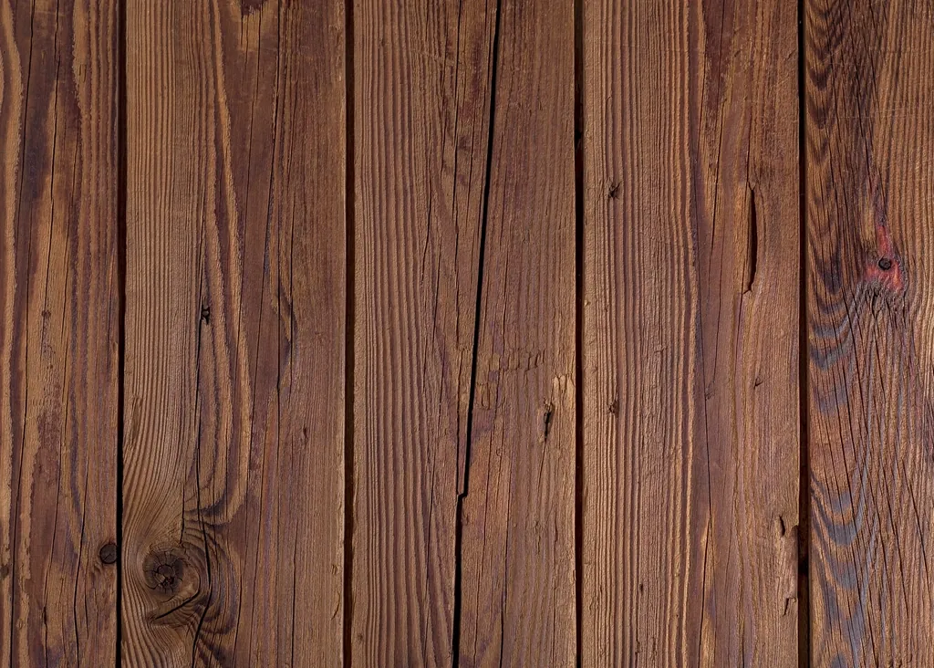 Close view of a wood plank floor